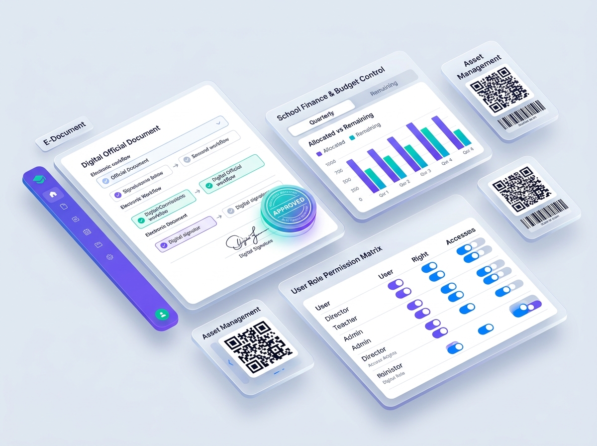 E-Document, Finance, Budget & Permissions